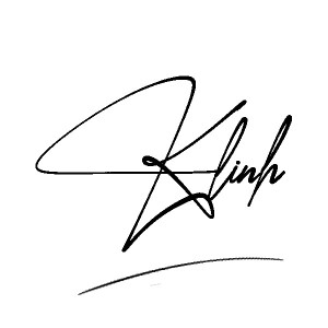Chữ ký tên Khánh Linh
