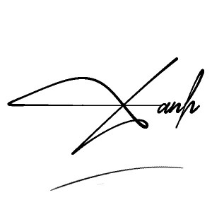 Chữ ký tên Xanh
