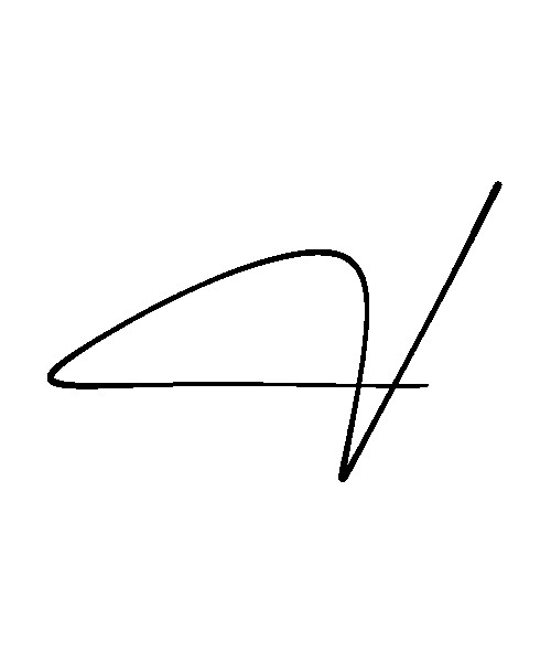Chữ ký chữ V