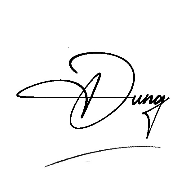 Chữ ký tên Dũng, Dung