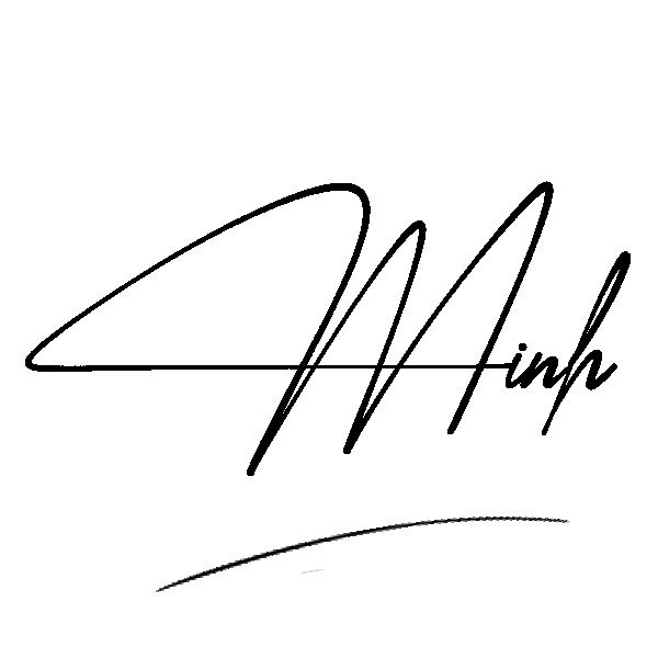 Chữ ký tên Minh